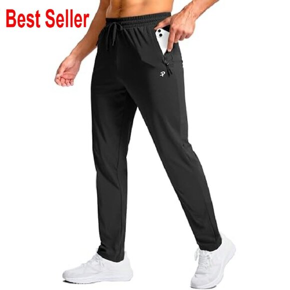 Men's Tall Sweatpants Lightweight Joggers Athletic Workout Casual Tapered Leg